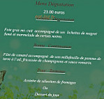 Le Lavalette menu