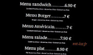 Le Kosy menu