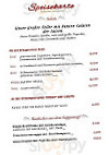 Restaurant Pizzeria bei Toni menu