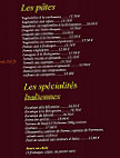 Le Moulin de la Gardiole menu