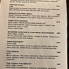 Just A Little Cafe menu