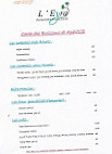 L'eyra menu