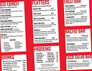 Sabor Latin Street Grill menu