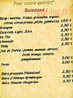 Aime Restauration menu