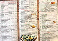 Pizzeria Freyburg menu