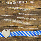 Biergarten Saline menu