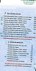 Du Golf De La Porcelaine menu