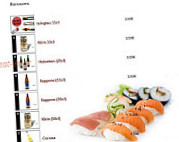 Sushi Sushi menu