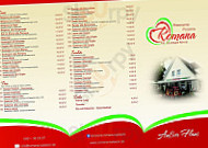 Romana - Pizzeria menu