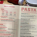 Boston Pizza menu