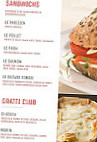 Le Club Sandwich Café menu