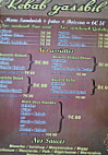 Yassbil Kebab menu