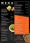 Just Sizzlin' menu