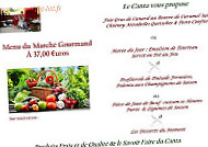 Le Canta menu