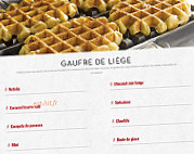 Waffle Factory menu