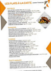 Solignat Traiteur menu