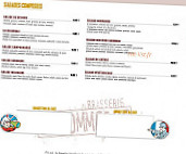 Brasserie du Commerce menu