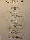 Gasthof Weininsel menu