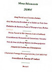 Restaurant des Plantes menu