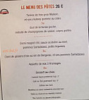 L'entrepôte menu