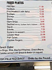 Bradford Seafood menu