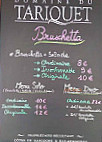 La Mimizane menu