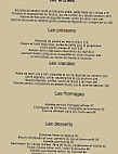 Les Petits Saints menu