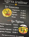 L'etoile menu