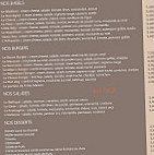 O'Bagel menu