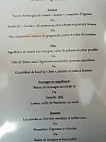 L'Atelier des papilles menu