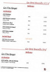 Le Résinier menu