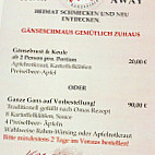 Gaststatte Teufelskeller menu