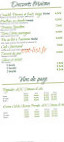 Le Jardin d'Amalula menu