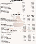 Riad Zohra menu