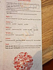 Xinito Oriental Sushi menu