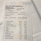 Nas De Suro menu