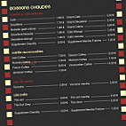 La table du boucher menu