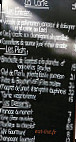 Cote Jardin menu