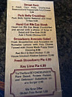 Sparky's Garage Butte menu