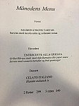 Bellini menu