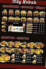 City Kebab menu