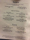 The Cove menu