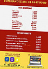 Pizza Des Sablons menu