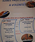 De La Gare menu