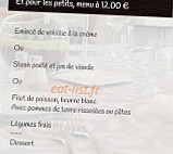 Les Sapins menu