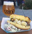 Bolt Brewery Beer Garden food