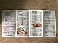 Wongs menu