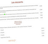 La compagnie franco-thaie menu