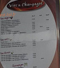 Cafe Restaurant De La Paix menu