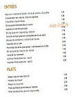 Le Relais De Barbizon menu